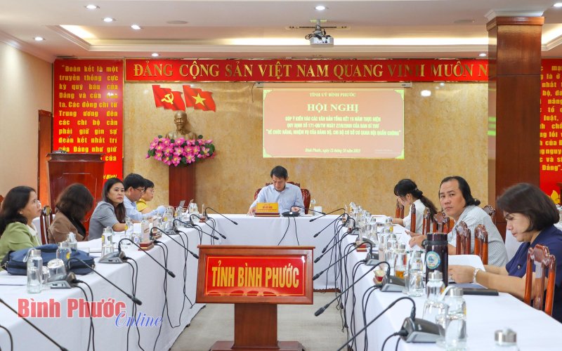 Lấy ý kiến tổng kết 15 năm thực hiện Quy định 171 của Ban Bí thư