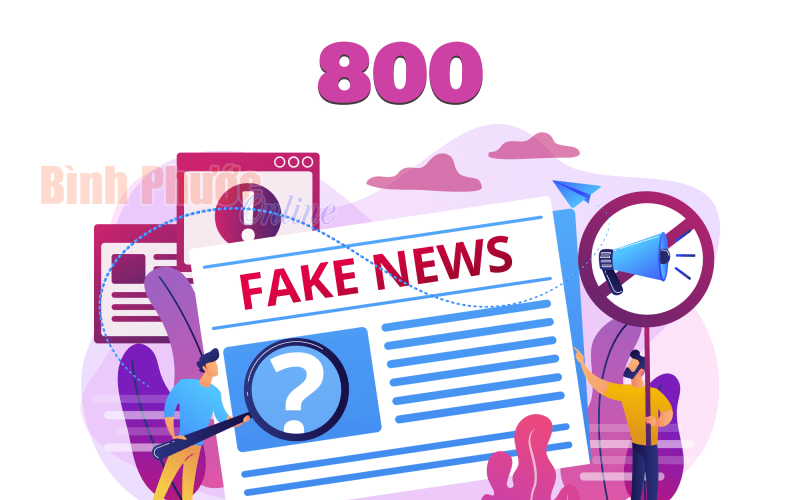 Tháng 9-2023, gỡ bỏ gần 800 bài viết, video thông tin sai sự thật trên mạng xã hội