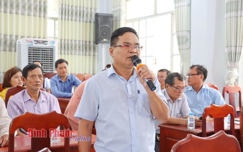 Cử tri Phước Long đề nghị tăng cường phòng chống tham nhũng trong lĩnh vực đất đai