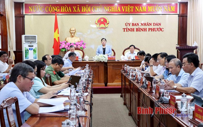 UBND tỉnh thông qua 7 nội dung trình tại kỳ họp chuyên đề HĐND tháng 11