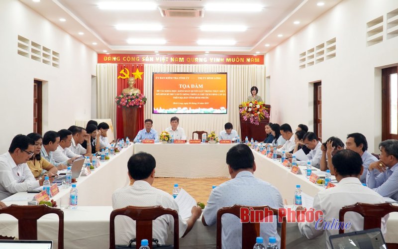 Tọa đàm về kiểm soát quyền lực trong thực hiện mô hình bí thư cấp ủy đồng thời là chủ tịch UBND cấp xã 