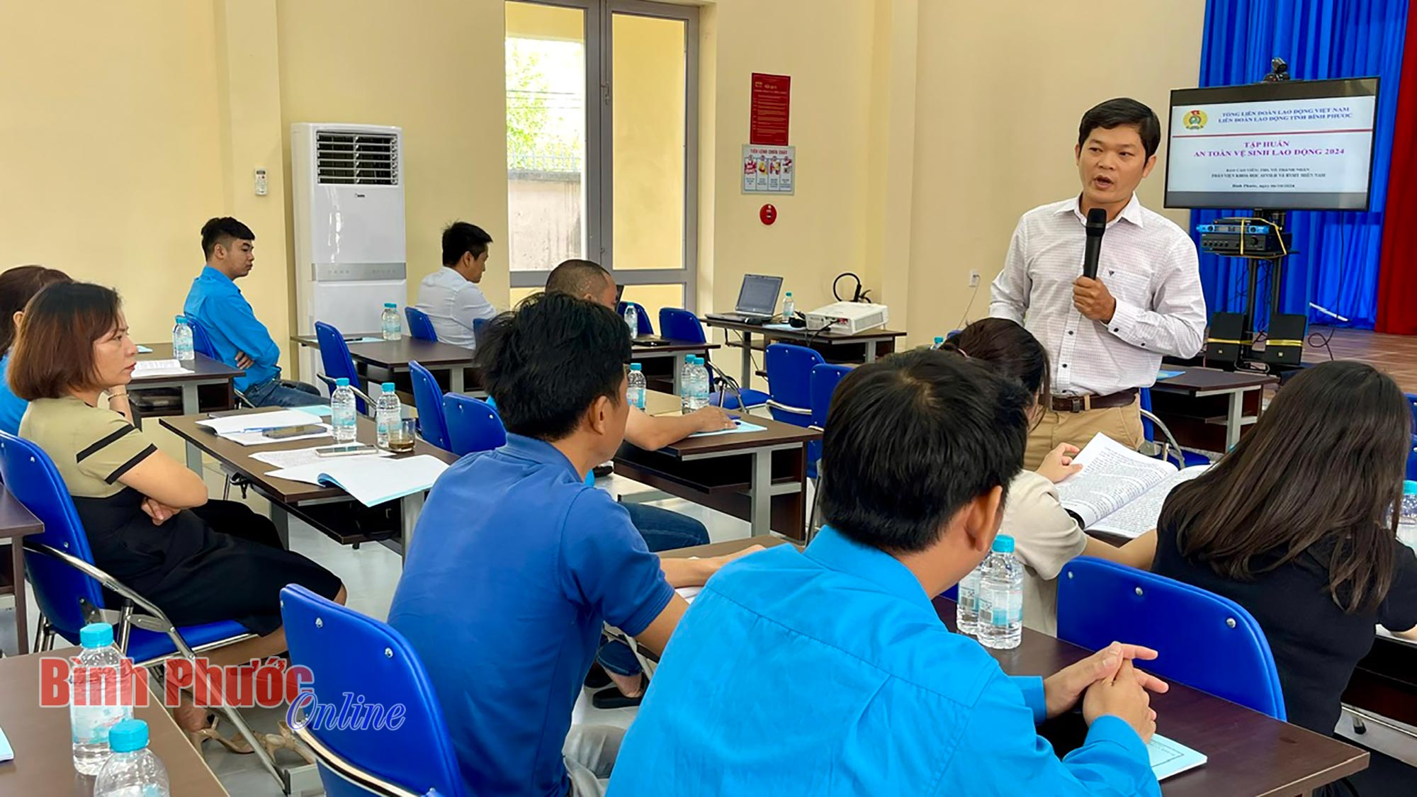 Bình Phước: Hơn 100 học viên tham gia tập huấn công tác an toàn, vệ sinh lao động năm 2024