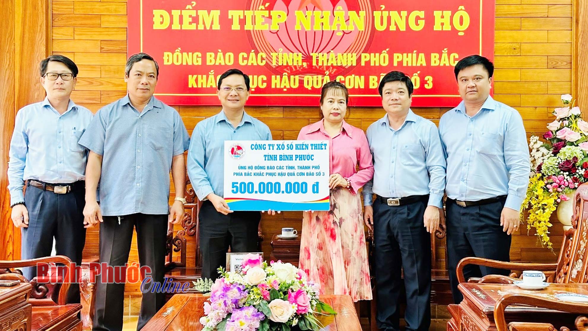 Bình Phước: Hơn 36,4 tỷ đồng ủng hộ đồng bào bị bão lũ miền Bắc