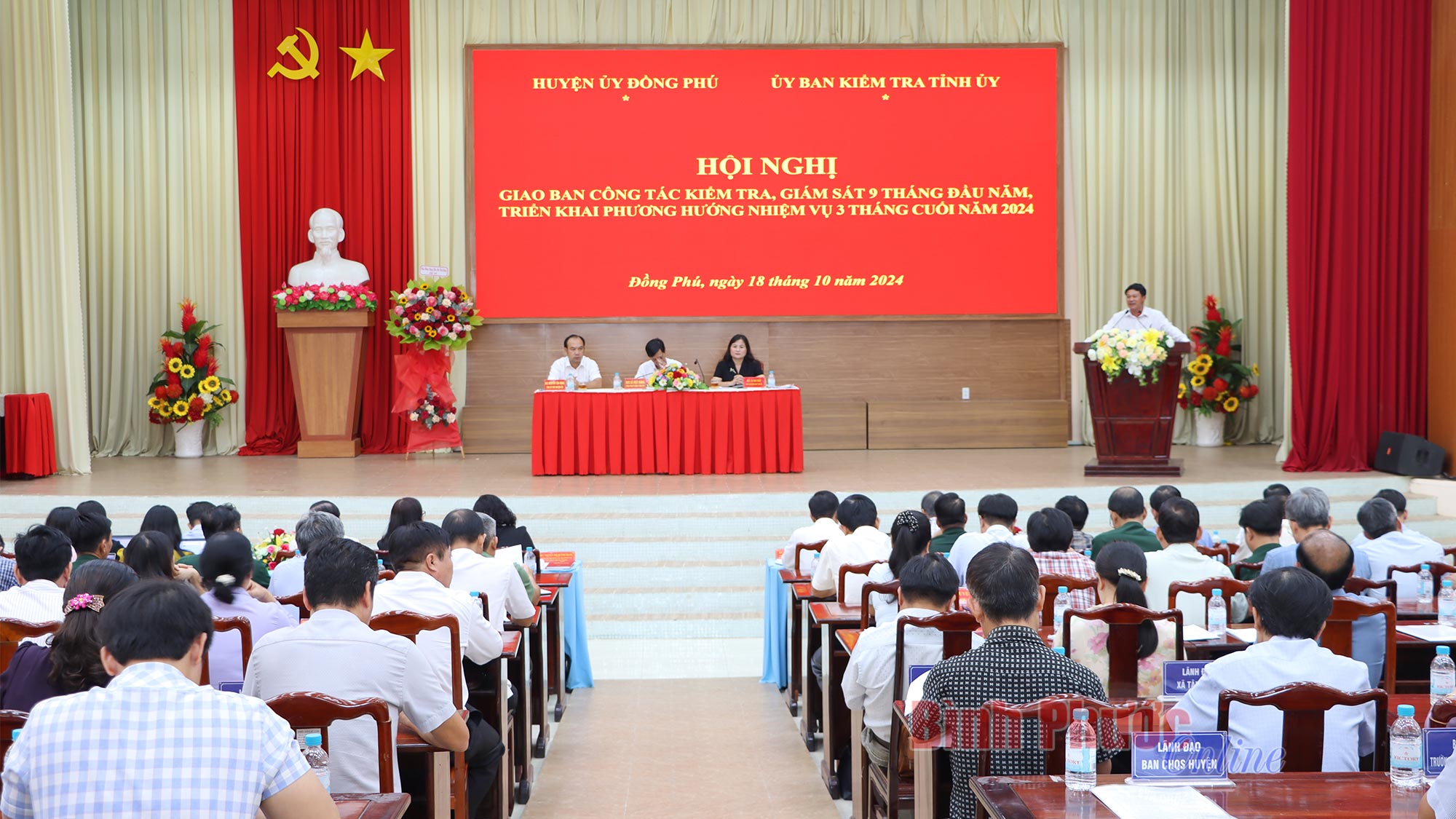 Bình Phước: Ủy ban kiểm tra các cấp đề ra 6 nhiệm vụ trọng tâm cho 3 tháng cuối năm 