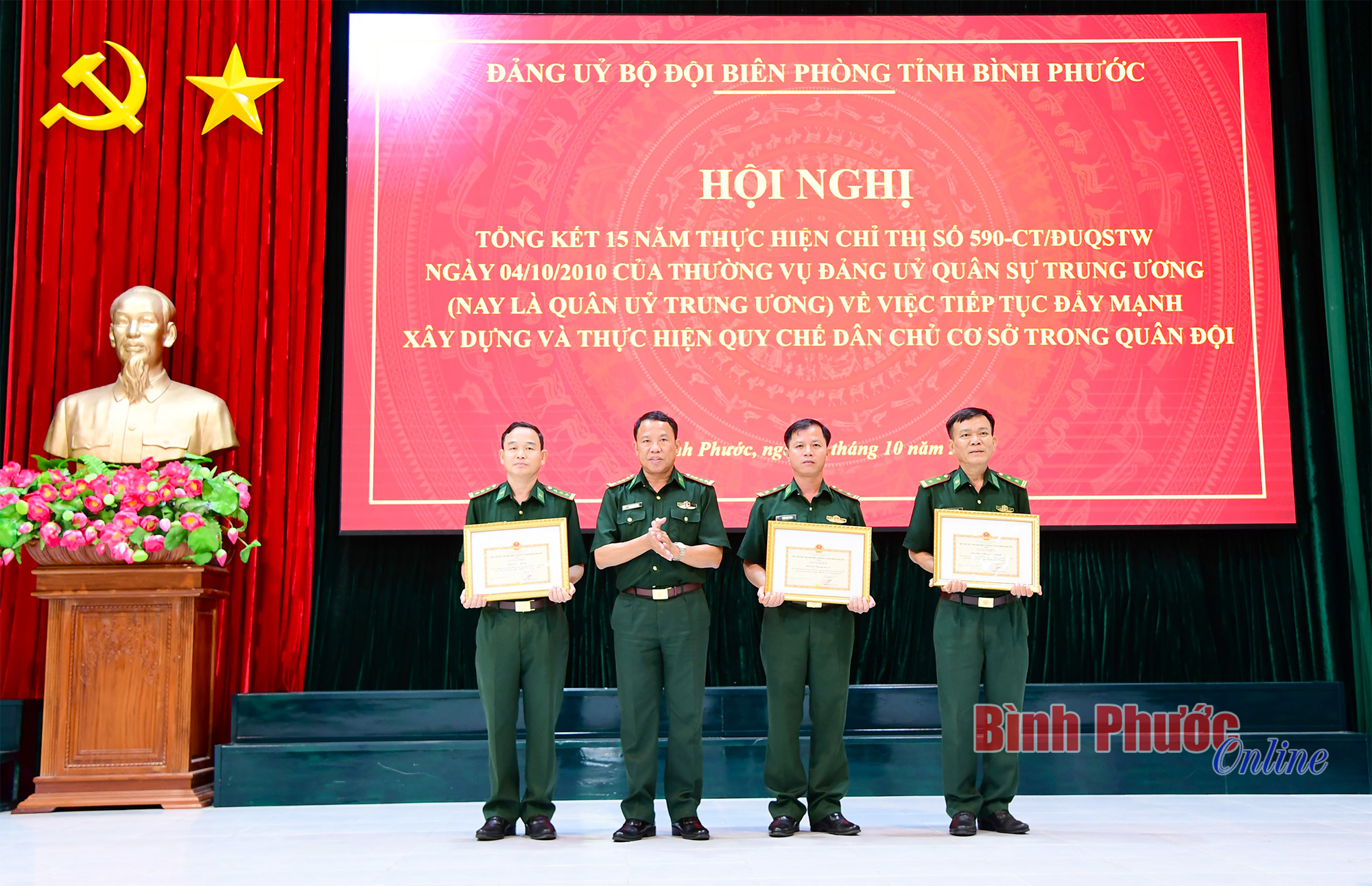 Bộ đội Biên phòng Bình Phước thực hiện tốt quy chế dân chủ cơ sở