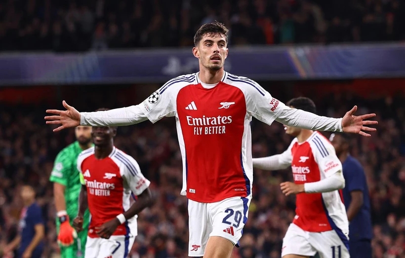 Champions League: Arsenal hạ PSG, các 'ông lớn' thắng tưng bừng