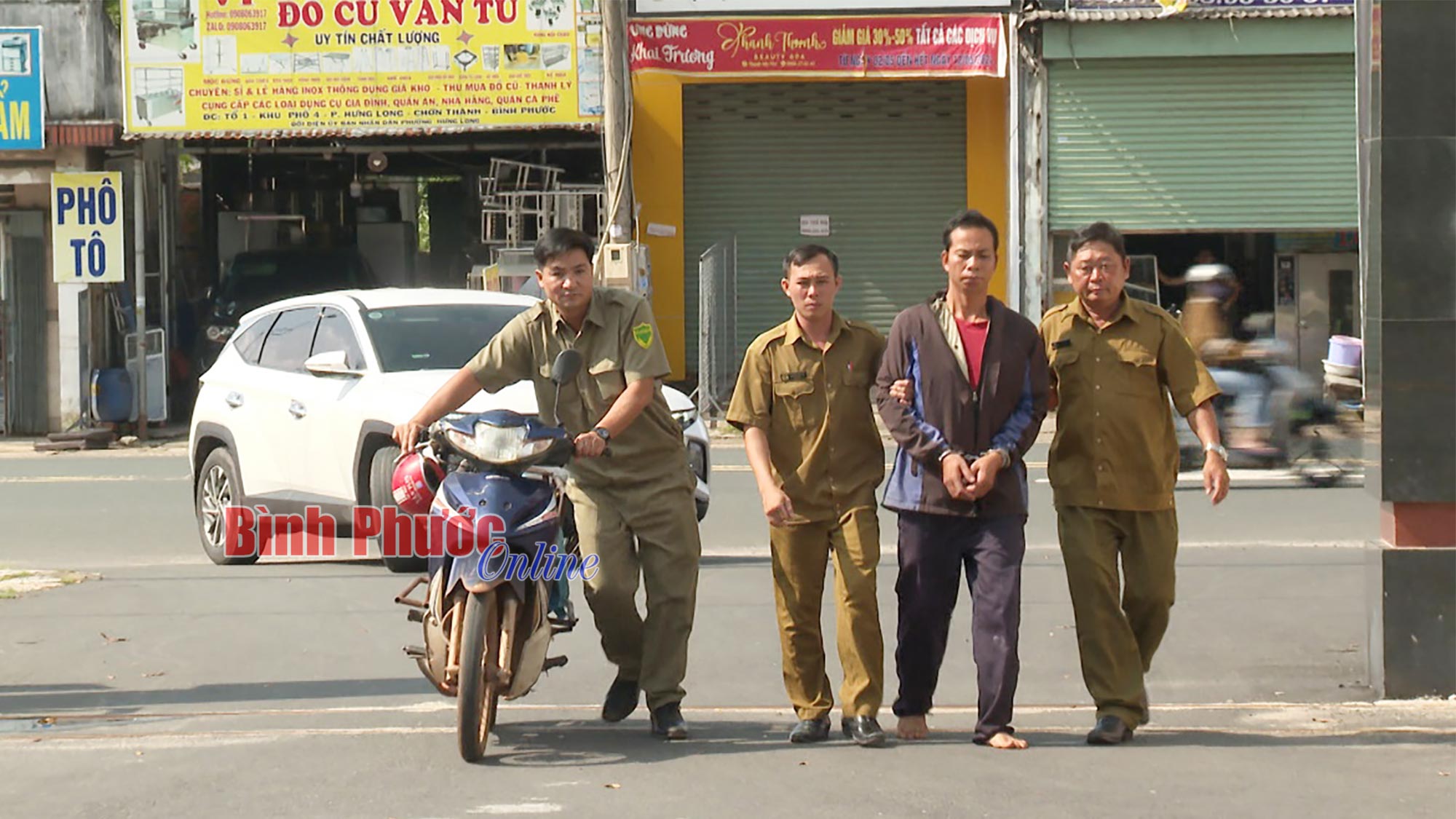 Chơn Thành: Mật phục bắt giữ tên trộm cắp tài sản của tiểu thương