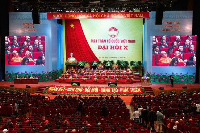 Diễn văn Khai mạc đại hội đại biểu toàn quốc Mặt trận Tổ quốc Việt Nam lần thứ X, nhiệm kỳ 2024-2029