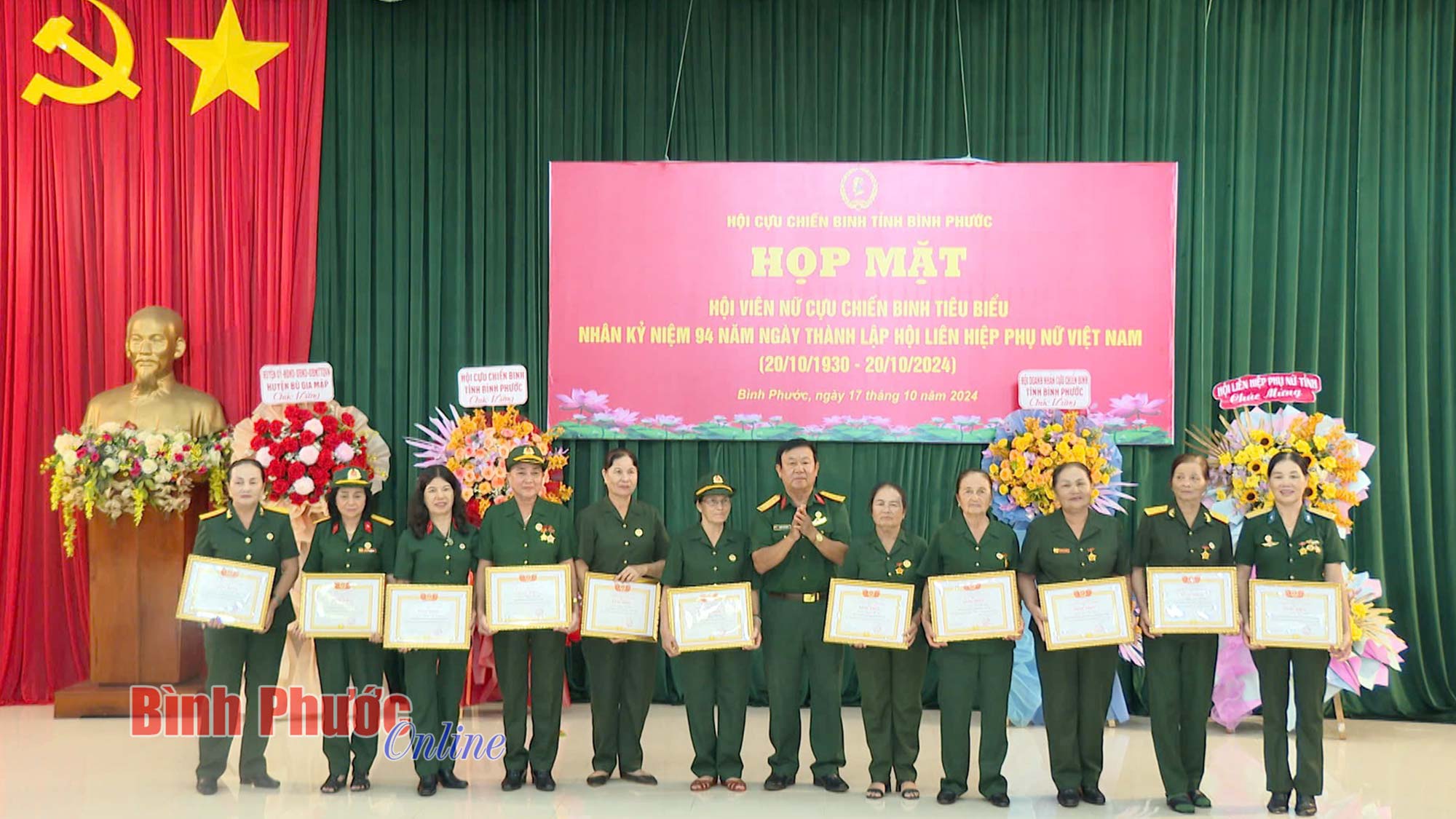 Họp mặt nữ cựu chiến binh tỉnh Bình Phước