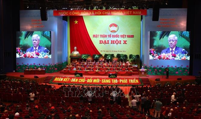 Khai mạc trọng thể Đại hội đại biểu toàn quốc MTTQ Việt Nam lần thứ X