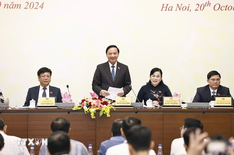 Quốc hội thực hiện quy trình bầu Chủ tịch nước vào ngày 21-10