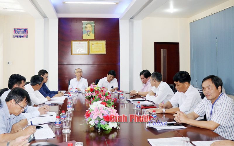 Ban Kinh tế - Ngân sách HĐND tỉnh làm việc với Sở Kế hoạch và Đầu tư