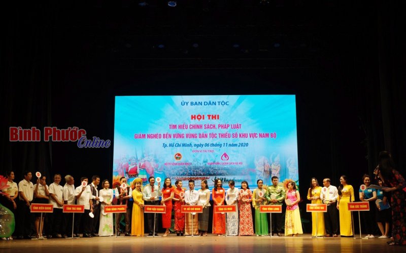 Bình Phước đoạt giải ba hội thi tìm hiểu giảm nghèo bền vững vùng DTTS 