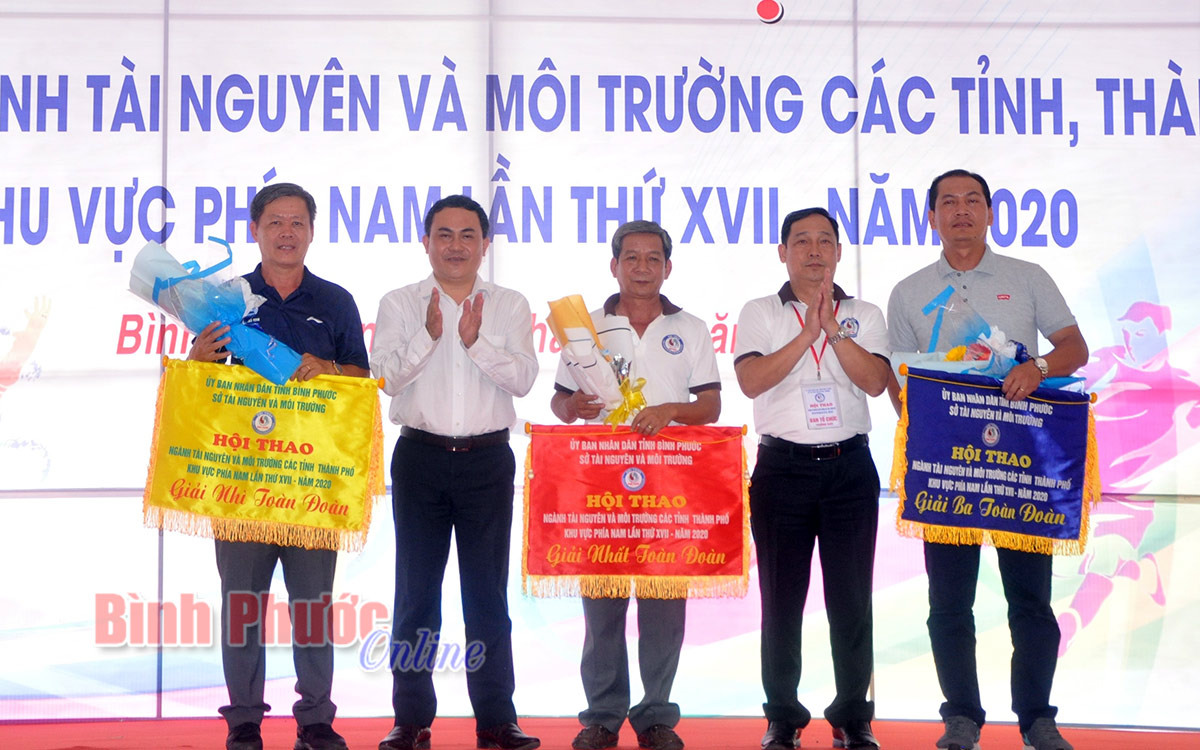 Bình Phước nhất toàn đoàn hội thao ngành TN&MT khu vực phía Nam