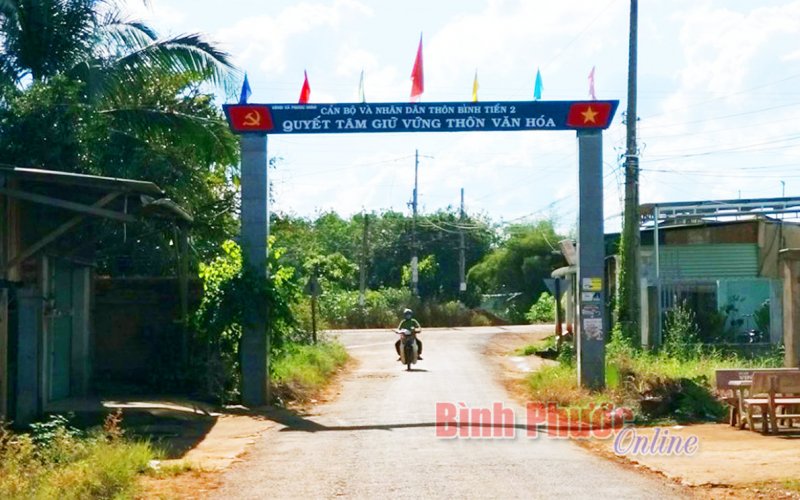 B&igrave;nh Tiến 2 giữ vững danh hiệu văn h&oacute;a