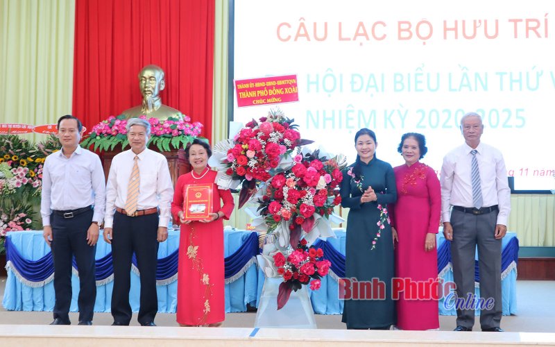 Câu lạc bộ hưu trí thành phố Đồng Xoài đại hội lần thứ V