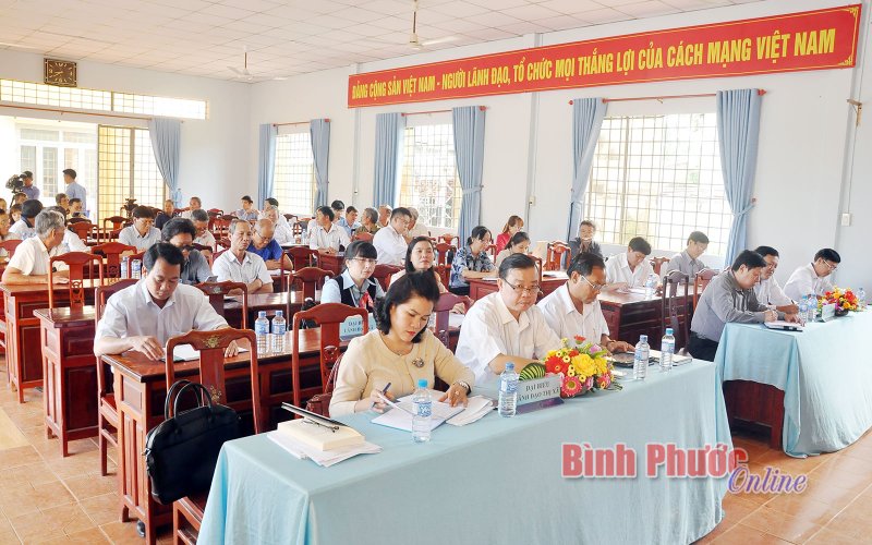 Đại biểu Quốc hội tiếp xúc cử tri xã Thanh Lương