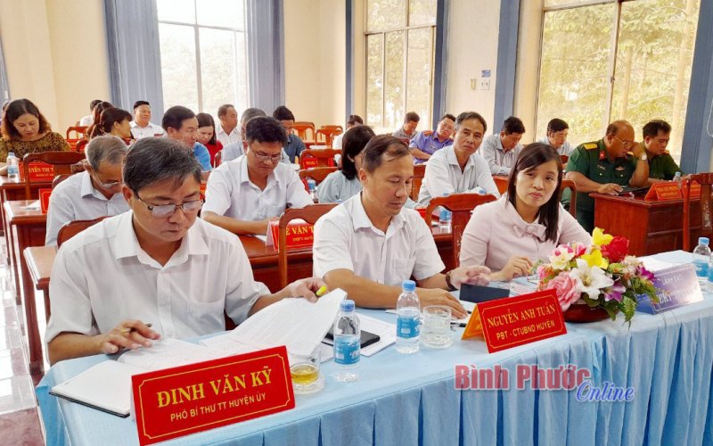 Hội nghị Ban chấp hành Đảng bộ huyện Đồng Phú lần thứ 4