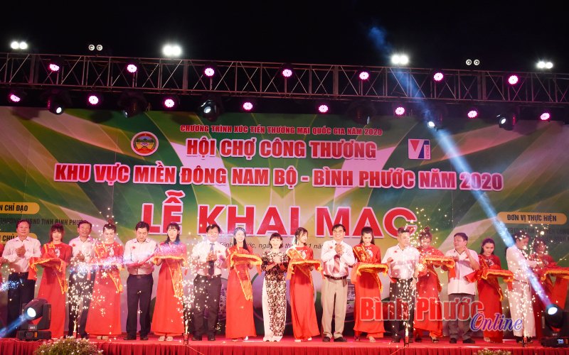 Khai mạc Hội chợ Công thương khu vực Đông Nam bộ - Bình Phước năm 2020 