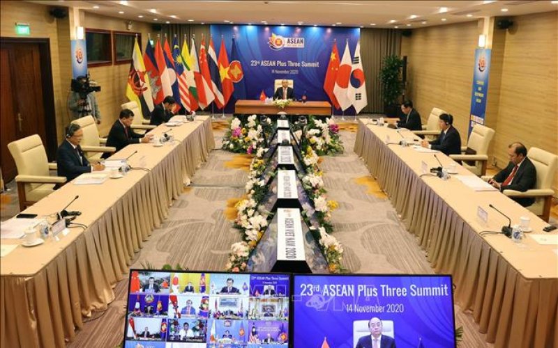 Lãnh đạo các nước ASEAN+3 cam kết hợp tác chống COVID-19