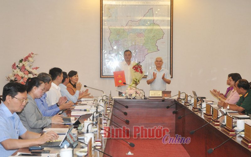 Ông Nguyễn Hồng Trà được bổ nhiệm giữ chức Trưởng ban Tổ chức Tỉnh ủy Bình Phước