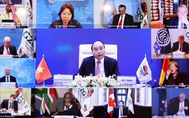 Thủ tướng dự phiên thảo luận về xây dựng tương lai bền vững, bao trùm