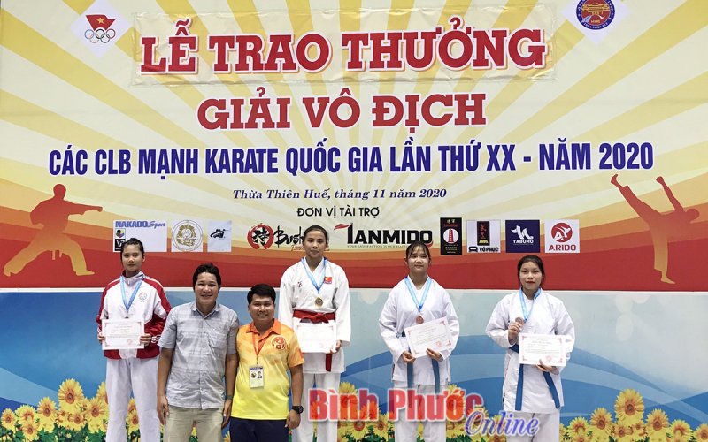 Vũ Thị Ngọc Thanh giành HCV Giải vô địch CLB mạnh Karate lần thứ 20 