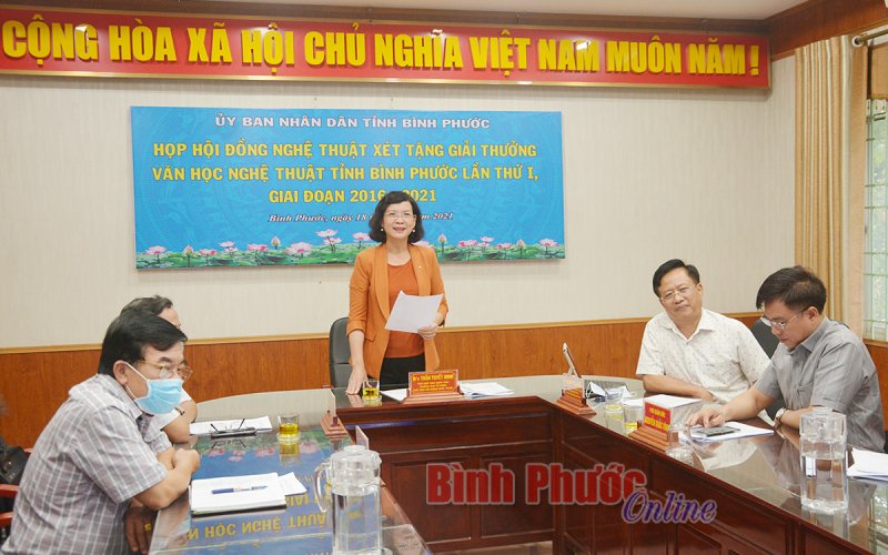 79 t&aacute;c phẩm tham gia x&eacute;t tặng Giải thưởng văn học, nghệ thuật tỉnh B&igrave;nh Phước