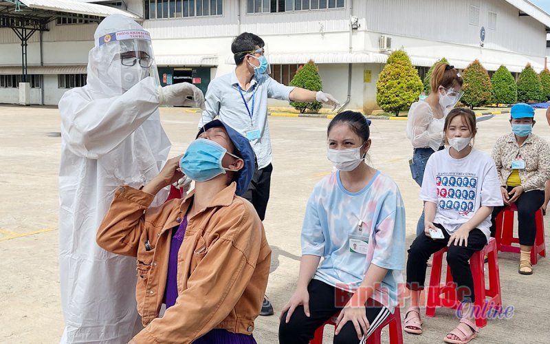 Bình Phước: Chấn chỉnh công tác phòng dịch tại các doanh nghiệp trong khu công nghiệp, khu kinh tế