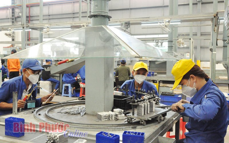 Bình Phước tăng trưởng kinh tế năm 2021 ước đạt 5,35%