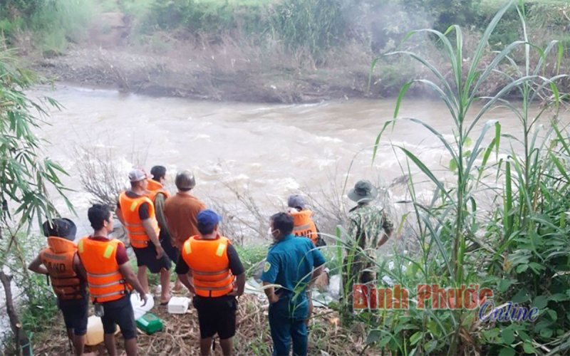 Bù Đăng: Tìm thấy thi thể nạn nhân bị nước cuốn trôi 