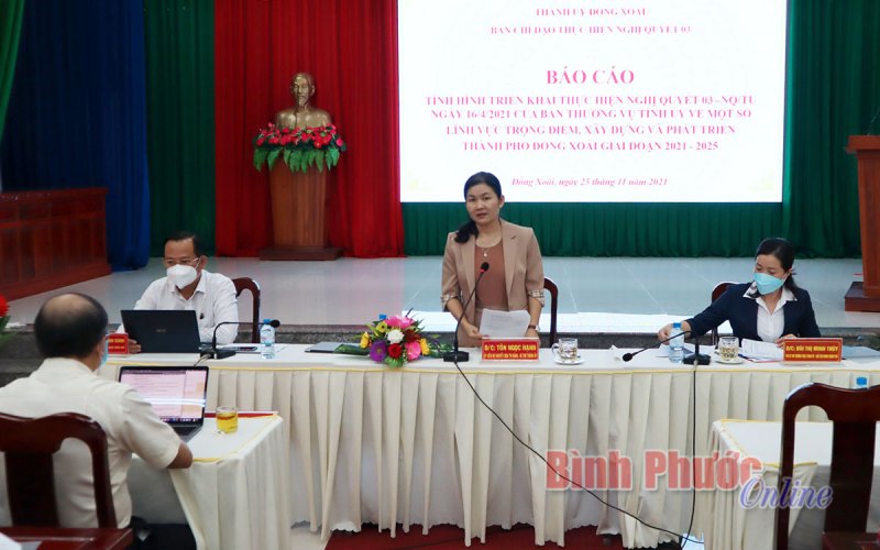 Đánh giá việc xây dựng, phát triển thành phố Đồng Xoài giai đoạn 2021-2025