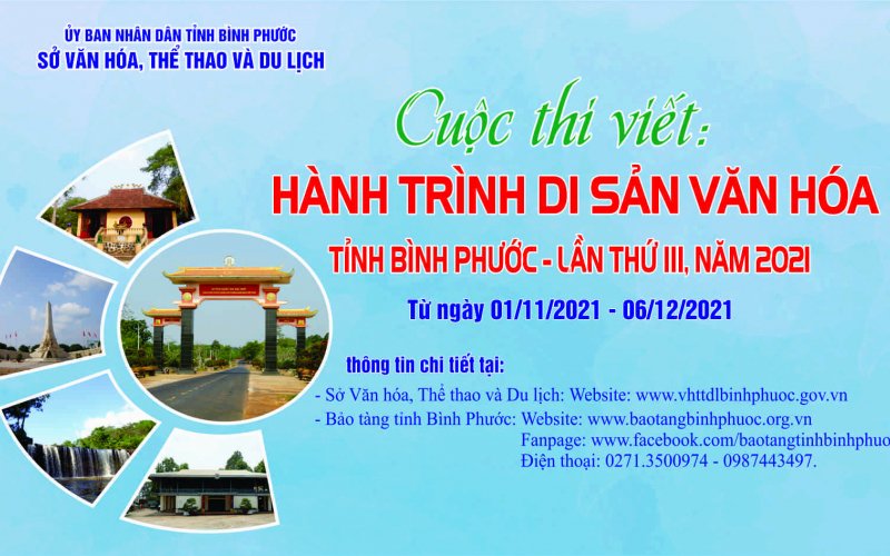 Phát động cuộc thi “Hành trình di sản văn hóa tỉnh Bình Phước” lần thứ III, năm 2021