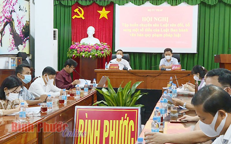 Tập huấn chuyên sâu Luật sửa đổi, bổ sung một số điều của Luật Ban hành văn bản QPPL