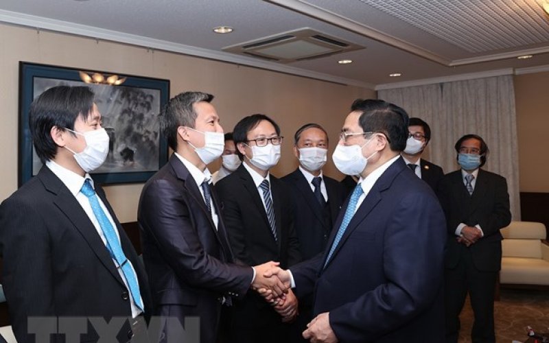 Thủ tướng gặp gỡ đại diện trí thức người Việt Nam tại Nhật Bản