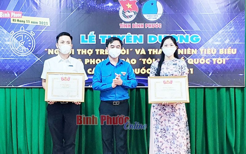 Tỉnh đoàn Bình Phước tuyên dương thanh niên tiêu biểu