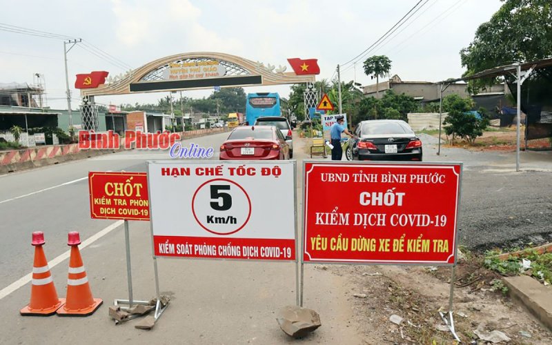 Từ 6-11, cơ sở dịch vụ ăn uống tại Phước Long, Chơn Thành và Đồng Xoài dừng phục vụ tại chỗ