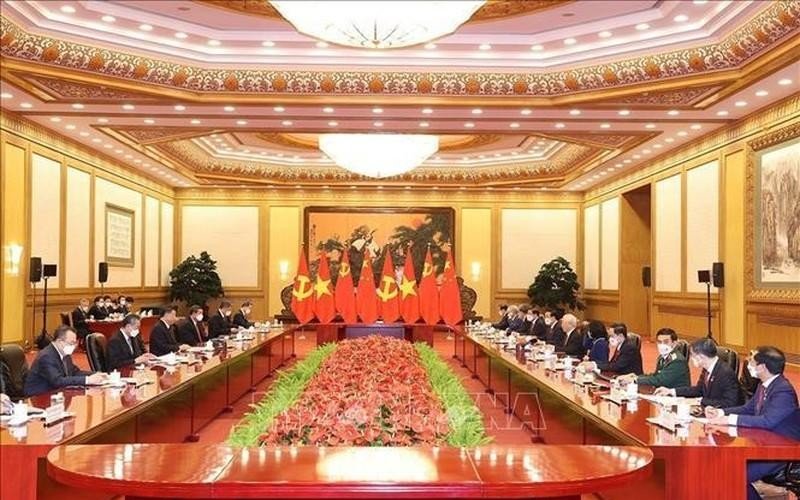 Báo chí Trung Quốc đưa tin đậm nét về chuyến thăm của Tổng Bí thư Nguyễn Phú Trọng