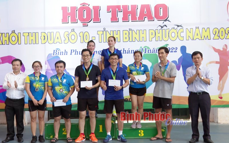  Bế mạc hội thao Khối thi đua số 10 tỉnh B&igrave;nh Phước