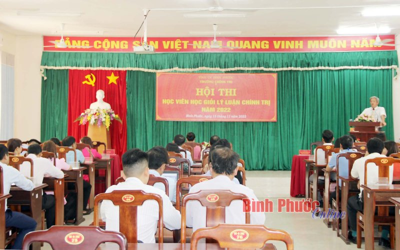 Bình Phước: Khai mạc hội thi học viên giỏi lý luận chính trị năm 2022