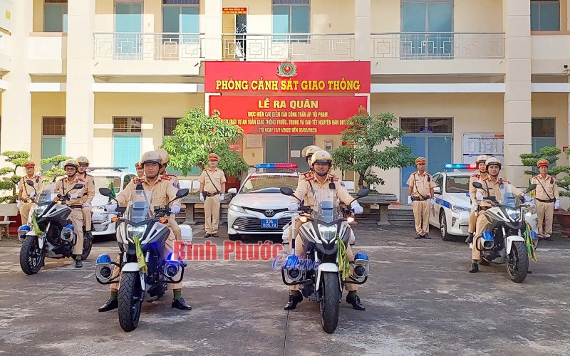 Bình Phước: Ra quân tấn công trấn áp tội phạm trước, trong và sau tết Nguyên đán 2023