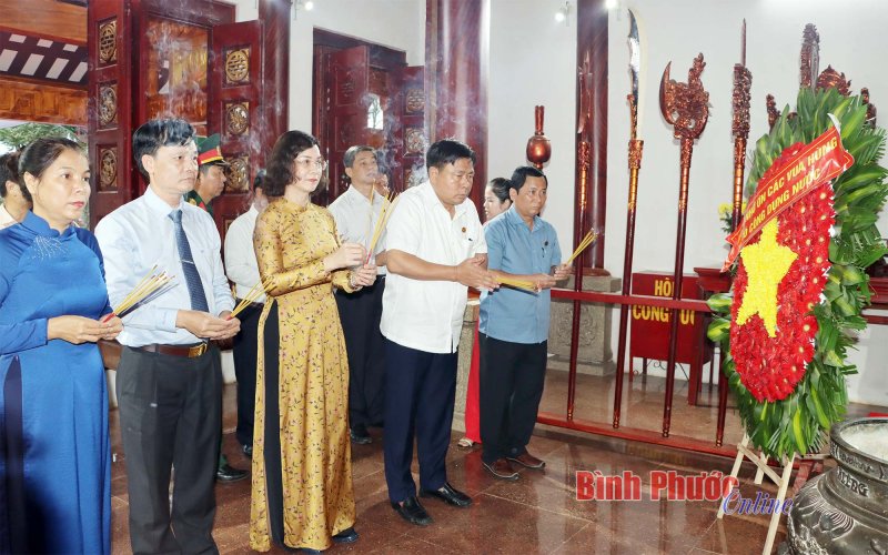 Bình Phước tổ chức nghi lễ mở cửa Đền thờ các Vua Hùng