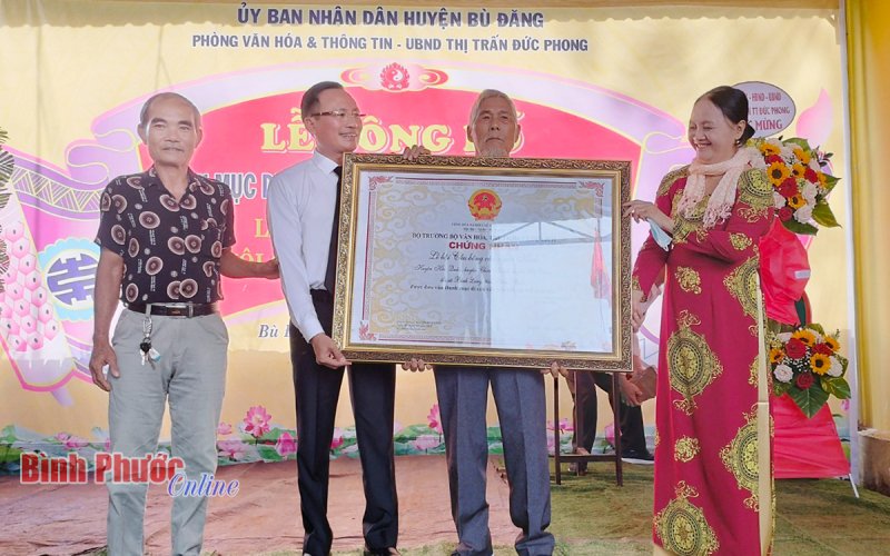 Bù Đăng: Công bố Di sản văn hóa phi vật thể quốc gia - lễ hội Cầu bông 