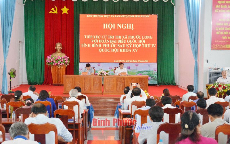Các vấn đề an sinh xã hội thu hút sự quan tâm của cử tri Phước Long