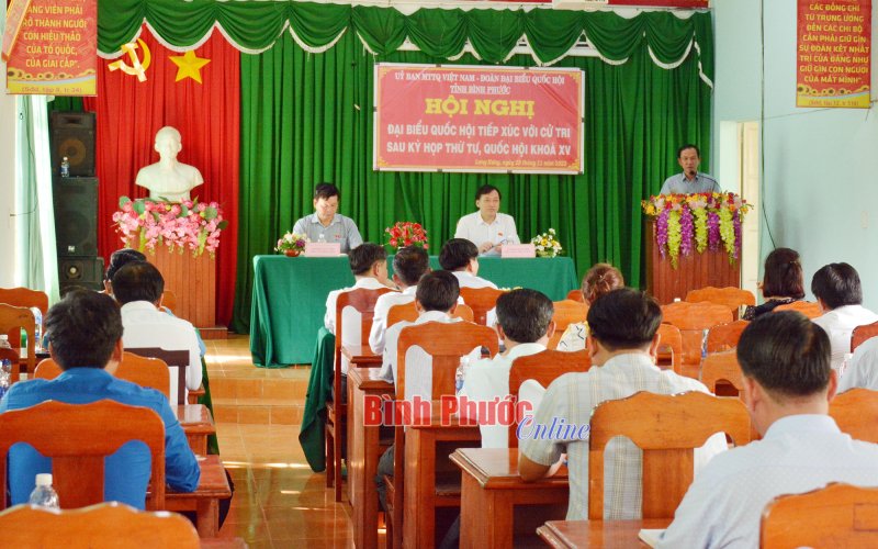 Cần chủ động thông tin đầy đủ các chế độ chính sách để cử tri nắm rõ