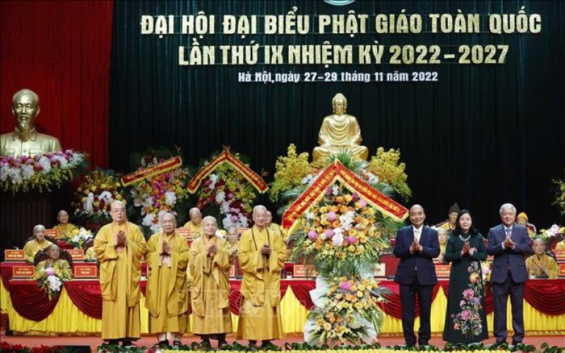 Chủ tịch nước: Phát huy truyền thống yêu nước, đồng hành cùng dân tộc của Phật giáo Việt Nam