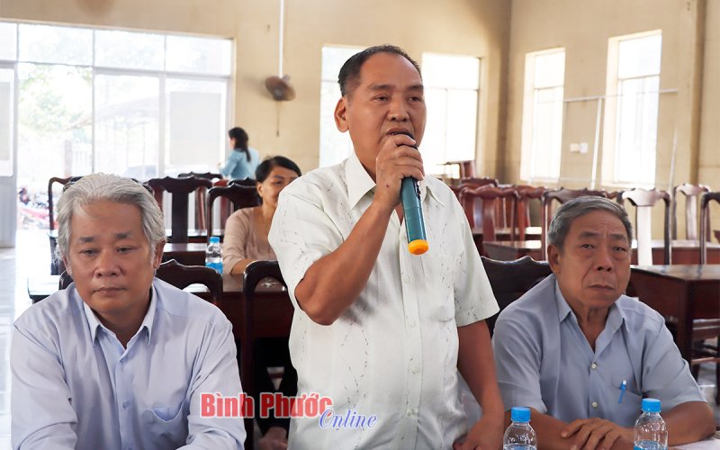 Cử tri Lộc Ninh mong muốn vùng “An toàn khu” được hưởng lợi từ Chỉ thị 14