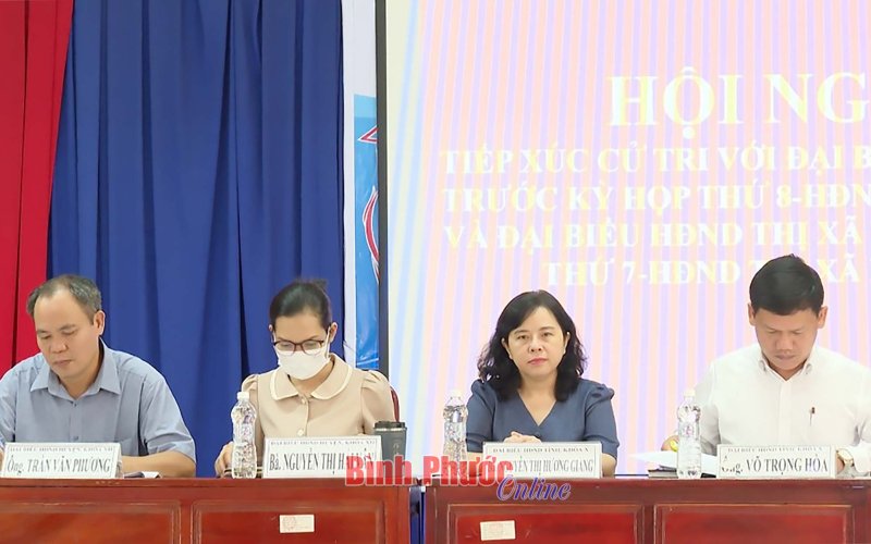 Cử tri phường Minh Thành kiến nghị đầu tư thêm và vận hành đèn cao áp ở ngã ba mũi dùi