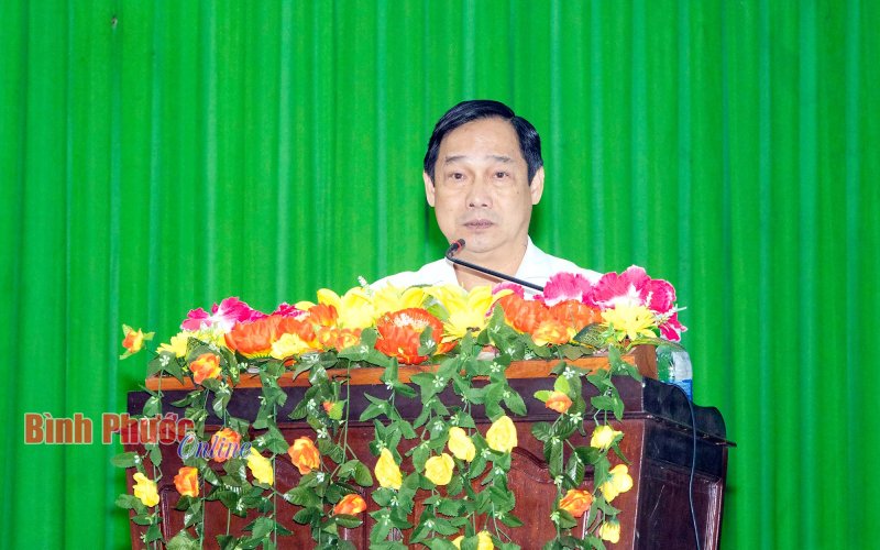 Đại biểu HĐND 2 cấp tiếp xúc cử tri huyện Hớn Quản