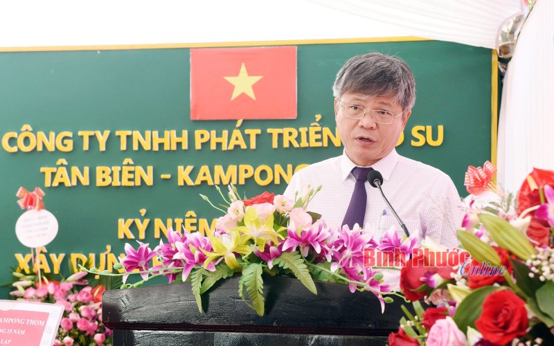 Dấu ấn 15 năm phát triển cao su trên đất bạn Campuchia